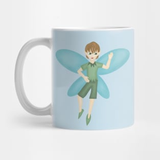 Boy Fairy in Green Mug